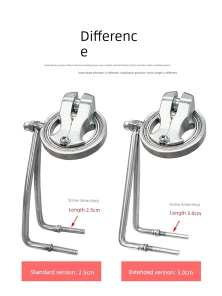 Uçurtma Tekerlekleri - Uzatılmış 22-26cm Tekerlek Braketi + Evrensel Tekerlek - 5
