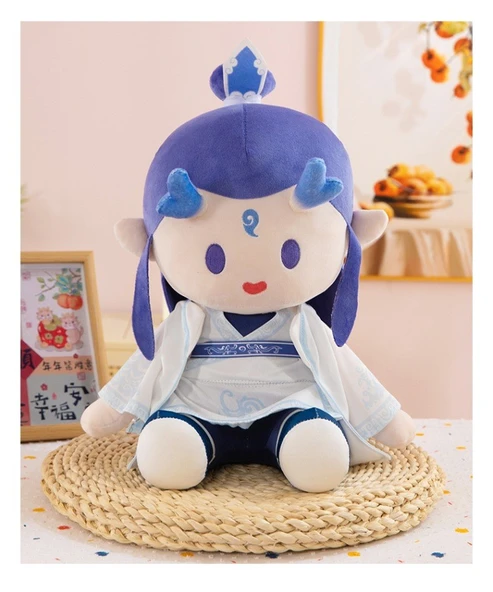 Nezha ve Ao Bing Peluş Bebek - Hangi - 40cm - 9