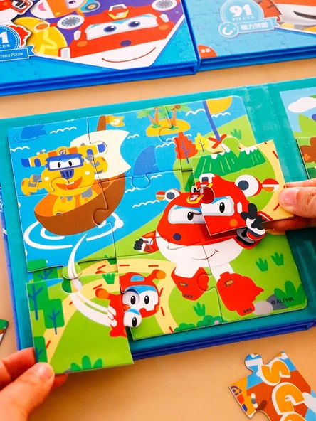 Süper Kanatlar Magnetik Bulmaca - [Seviye 4] Disney Prensesi 20/25/30 - 3