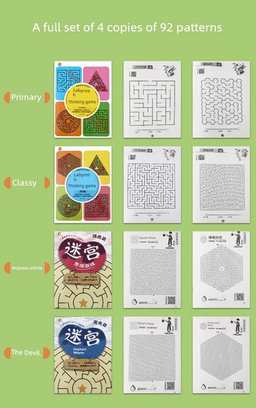 Çocuk Labirent Kitabı - Değer Paketi Labirent 4 + Sudoku (4/6/9 Saray) - 8