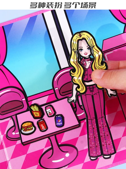 Manyetik Kostüm Kitabı - Barbie Kostüm - 5
