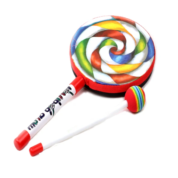 Müzik Aleti - 6 İnç Plastik Saplı Lollipop Davul