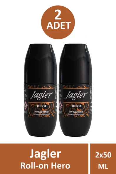 Jagler Roll-On Hero Erkek 50 ml 2 Adet