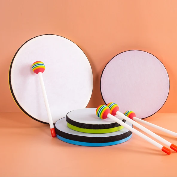 Müzik Aleti - 8 İnç Mavi Lollipop Davul - 5