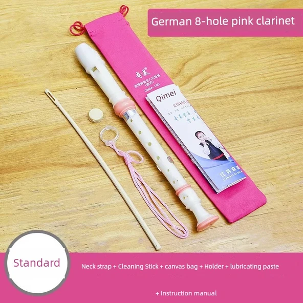 Flüt Klarinet - Aile Ağacı Sekiz Delik - Pembe