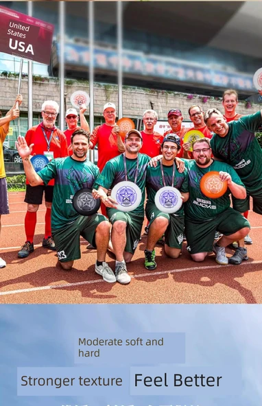 Profesyonel Dış Mekan Spor Frisbee - 175g Profesyonel Yarışma - Renkli ve Şık - 8