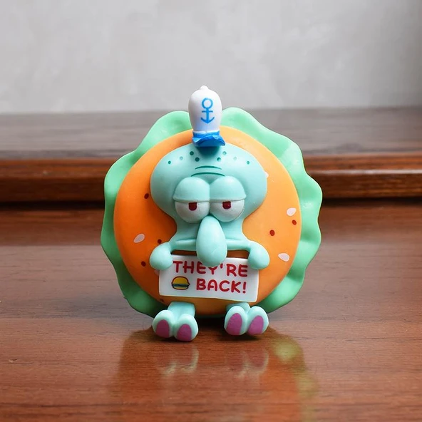 Sünger Bob Hamburger Partisi El Yapımı Figür - Sünger Bob Kare Pantolon Basit - 6