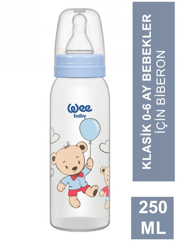 Wee Baby Klasik PP Biberon 250 ml ( 852 )Mavi