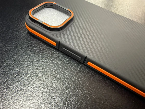 İphone 13 -14 uyumlu  Karbon  Premium Slim Kapak - 2