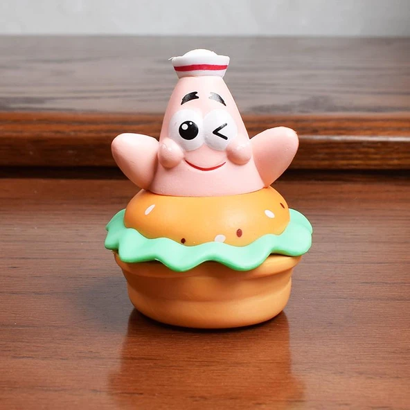 Sünger Bob Hamburger Partisi El Yapımı Figür - Sünger Bob Kare Pantolon Basit - 5