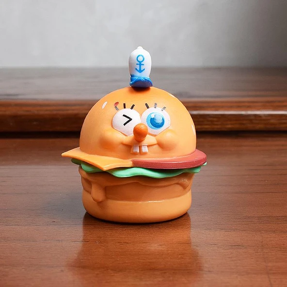 Sünger Bob Hamburger Partisi El Yapımı Figür - Sünger Bob Kare Pantolon Basit