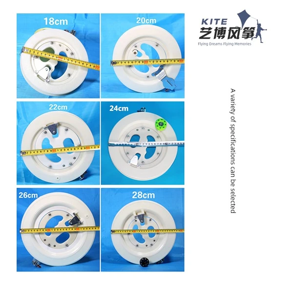Kite İp Sarıcı 20cm Tek Beyaz Tekerlek - 4