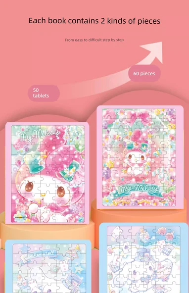 Sanrio Manyetik Bulmaca - Melody + Yugui Köpeği 2 Kopya - 10