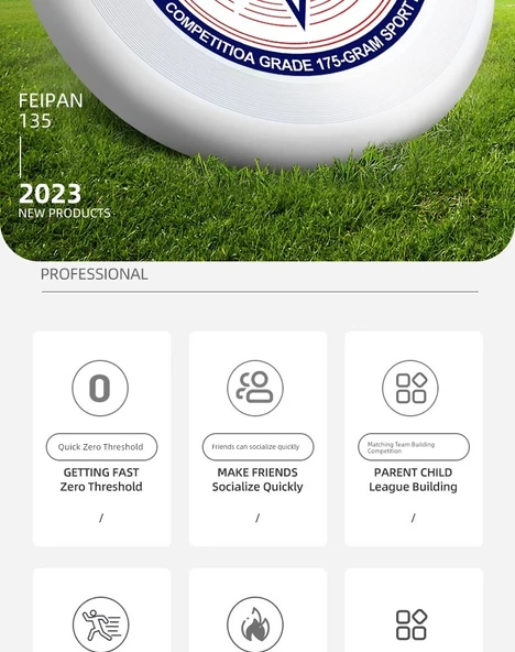 Ebeveyn-Çocuk Paketi - 175g Frisbee (Yeşil) + 60g Kırmızı Beşgen Yıldız Frisbee - 8