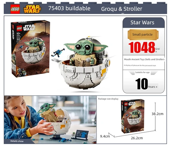 Star Wars Captain Rex Y-Wing Mini Fighter Yapı Blokları Seti - 99 Parça - 9
