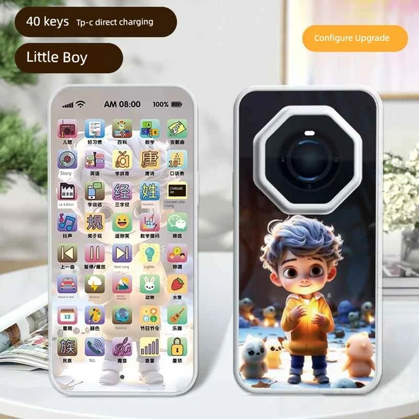 Eğitici Konuşan Cep Telefonu Oyuncağı - Prens 40 Tuş