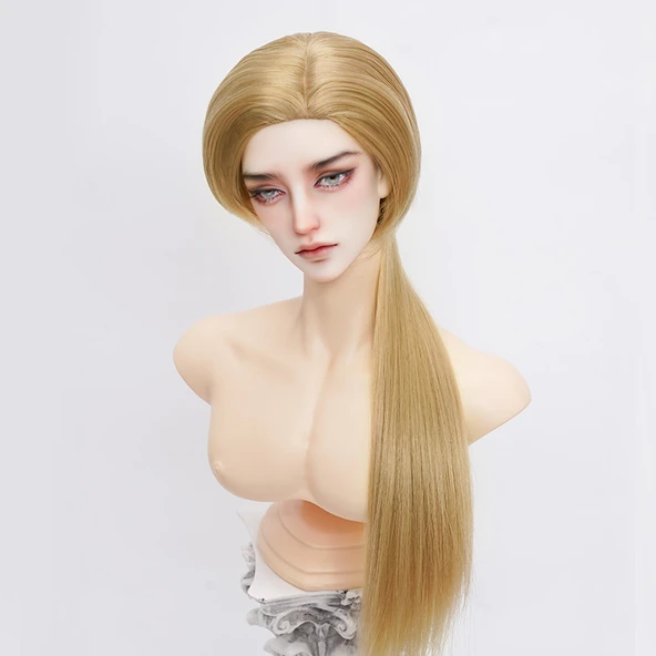 BJD Bebek Peruk - Derin Altın - 4 Nokta (17.5cm-18.5cm)