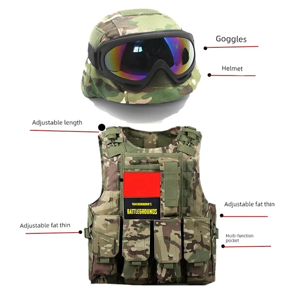 Çocuk Taktik Yeleği - Özel Savaş Yeleği, 2-5 Yaş - Resim 5