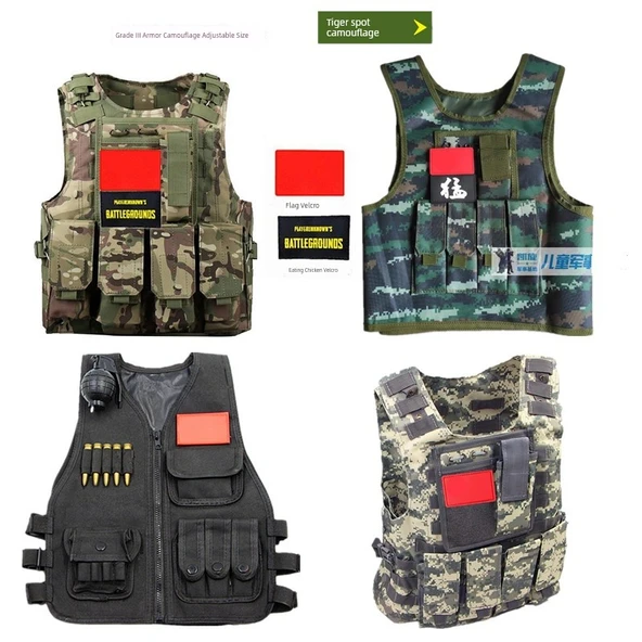 Çocuk Taktik Yeleği - Özel Savaş Yeleği, 2-5 Yaş - Resim 3