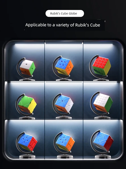 Globe Rubik's Küp Standı - 5.8cm - Buz Yeşili - Dördüncü Sıra - 6