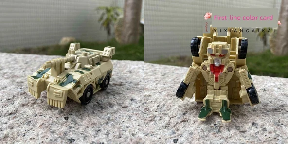 Mini Deformasyon Robot Araba - Siyah Araç - 11