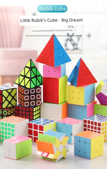 Rubik Küpü - Şeker Renkli (Sıra 5) - 8