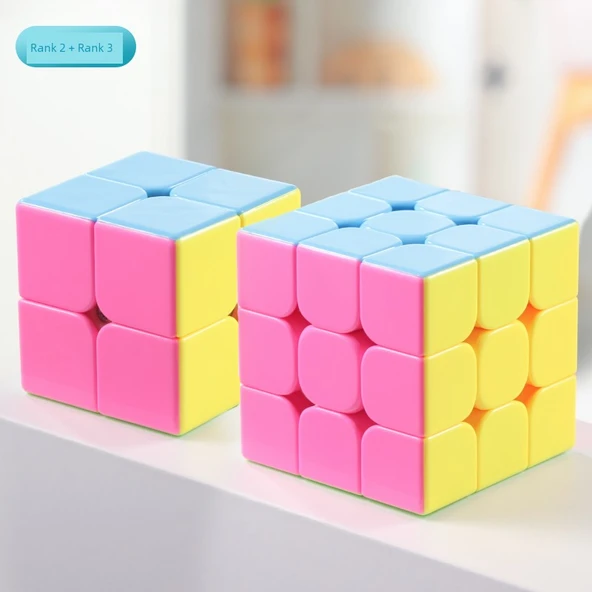 Rubik Küpü - Şeker Renkli (Sıra 2 + Sıra 3)
