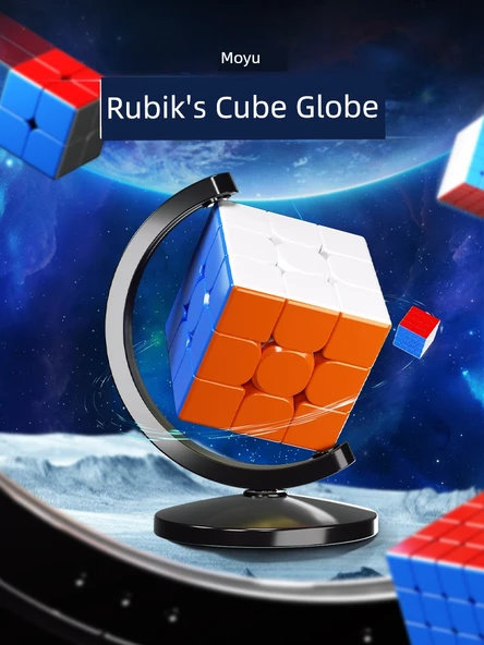 Globe Rubik's Küp Standı - 6.0cm - Azure Mavi - Beşinci Sıra - 2