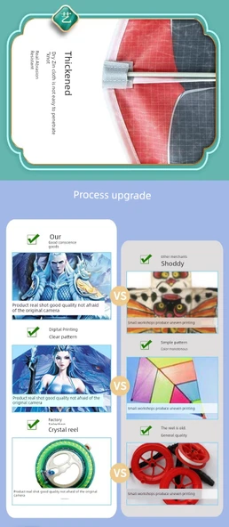 Ao Guang 1.4 m Uçurtma - Sadece Uçurtma - 9