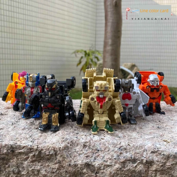 Mini Deformasyon Robot Araba - Siyah Araç - 4