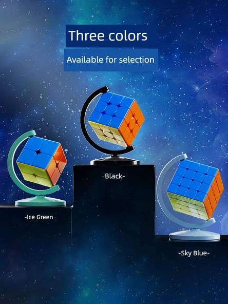 Globe Rubik's Küp Standı - 5.5cm - Siyah - Üçüncü Sıra - 5