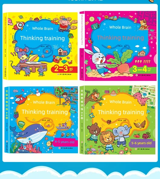 Çocuklar için Mantık Geliştirme Kitabı - Beyin Gelişimi 1010 4-5 Yaş - 188 Sayfa - 9