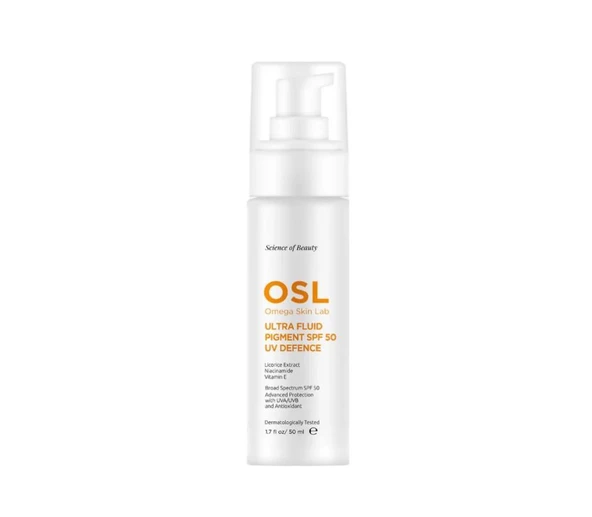 OSL Omega Skin Lab Lekeli Ciltler İçin Spf 50 Güneş Koruyucu Krem - Ultrafluid Pigment Spf50 50ml