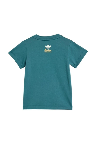 adidas Bebek  Yeşil  Eşofman TEE SHORT SET KC0772 - 7