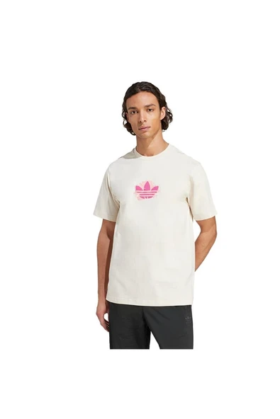 adidas Erkek  Beyaz  T-shirt GRAPHIC TEE KC4943