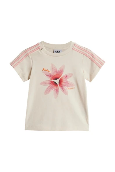 adidas Bebek  Beyaz  Eşofman TEE SHORT SET KC0771 - 8