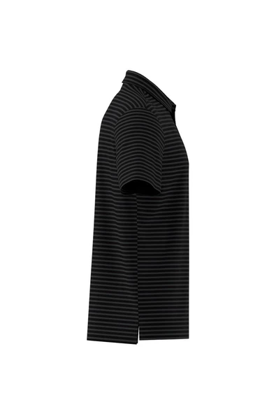 adidas Erkek  Siyah  Polo T-shirt ULT STRIPE POLO JF4891 - Resim 10