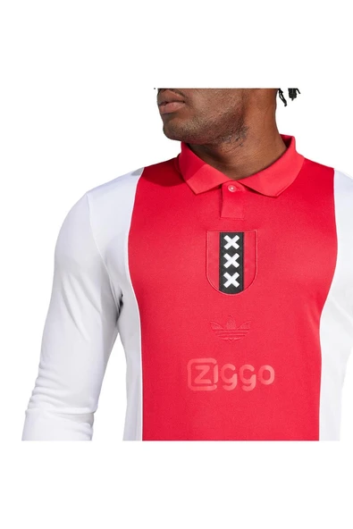 adidas Erkek  Beyaz  Forma AJAX 125 JSY JF6340 - 4