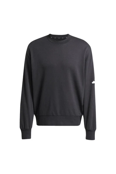 adidas Erkek  Siyah  Sweatshirt M SWT FT JF3576 - 6