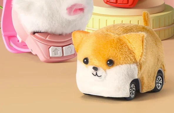 Peluş Saat Oyuncağı - Küçük Beyaz Tavşan - Hediye Kutusu - 8