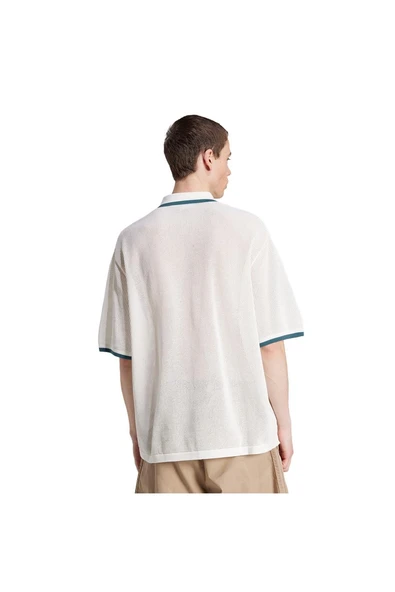 adidas Erkek  Beyaz  T-shirt KNITTED SHIRT KC3526 - 2