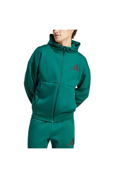 adidas Erkek  Yeşil  Ceket M Z.N.E. FZ JF6539 - 2