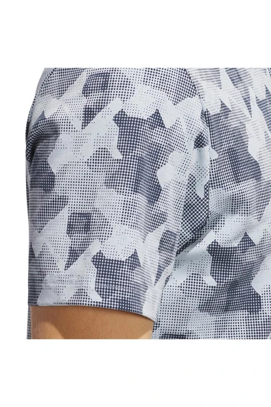 adidas Erkek  Mavi  Polo T-shirt GO-TO PRT POLO JP0471 - Resim 6