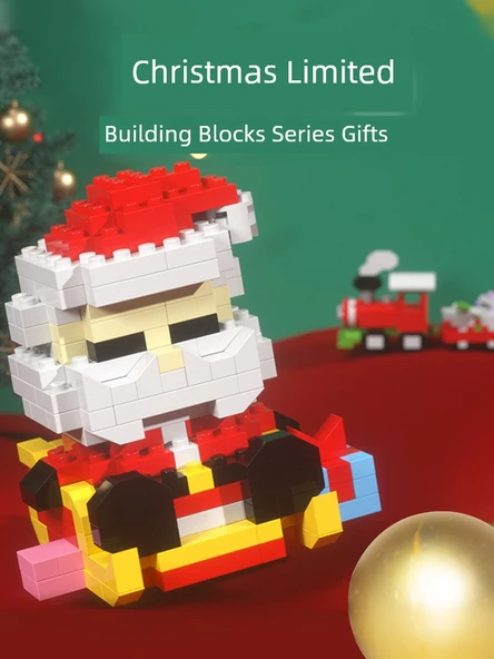 Noel Mini Mikro Parçalı Yapı Blokları - 8613-7 İkram Araba 188 Parça - 3