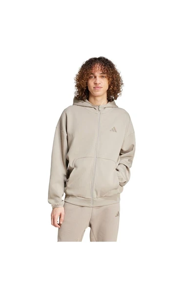 adidas Erkek  Bej  Ceket M FI SL FZ JD4947