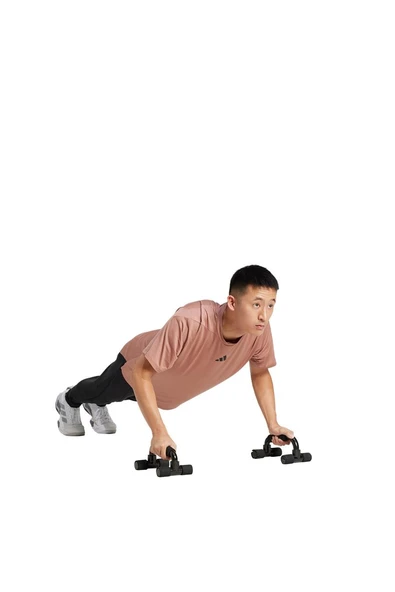 adidas Erkek  Pembe  T-shirt D4T INT. TEE JI8184 - Resim 4