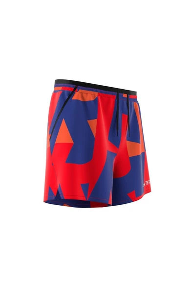 adidas Erkek  Mavi  Şort MT LIGHT SH AOP JF1252 - Resim 3