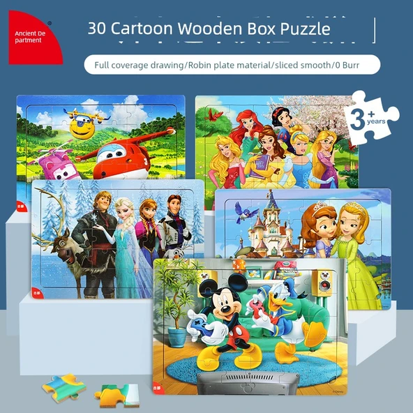 Ahşap Puzzle - Pony Polly - 30 Parça B - 9