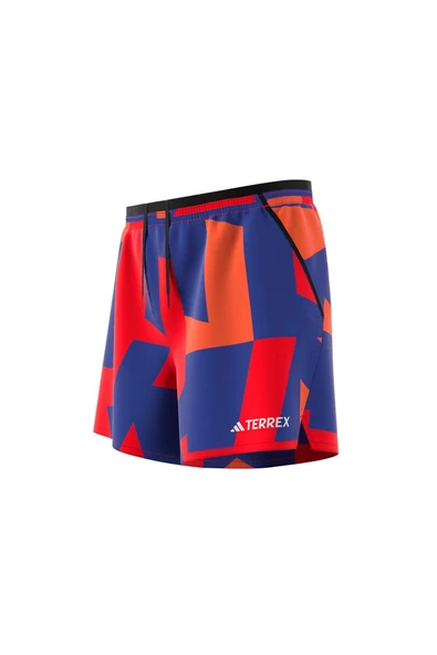 adidas Erkek  Mavi  Şort MT LIGHT SH AOP JF1252 - Resim 9