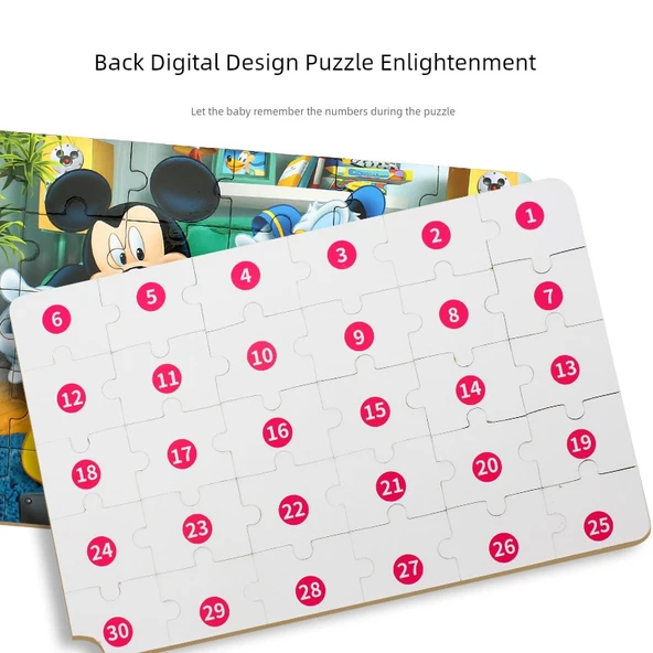 Ahşap Puzzle - Pony Polly - 30 Parça B - 4